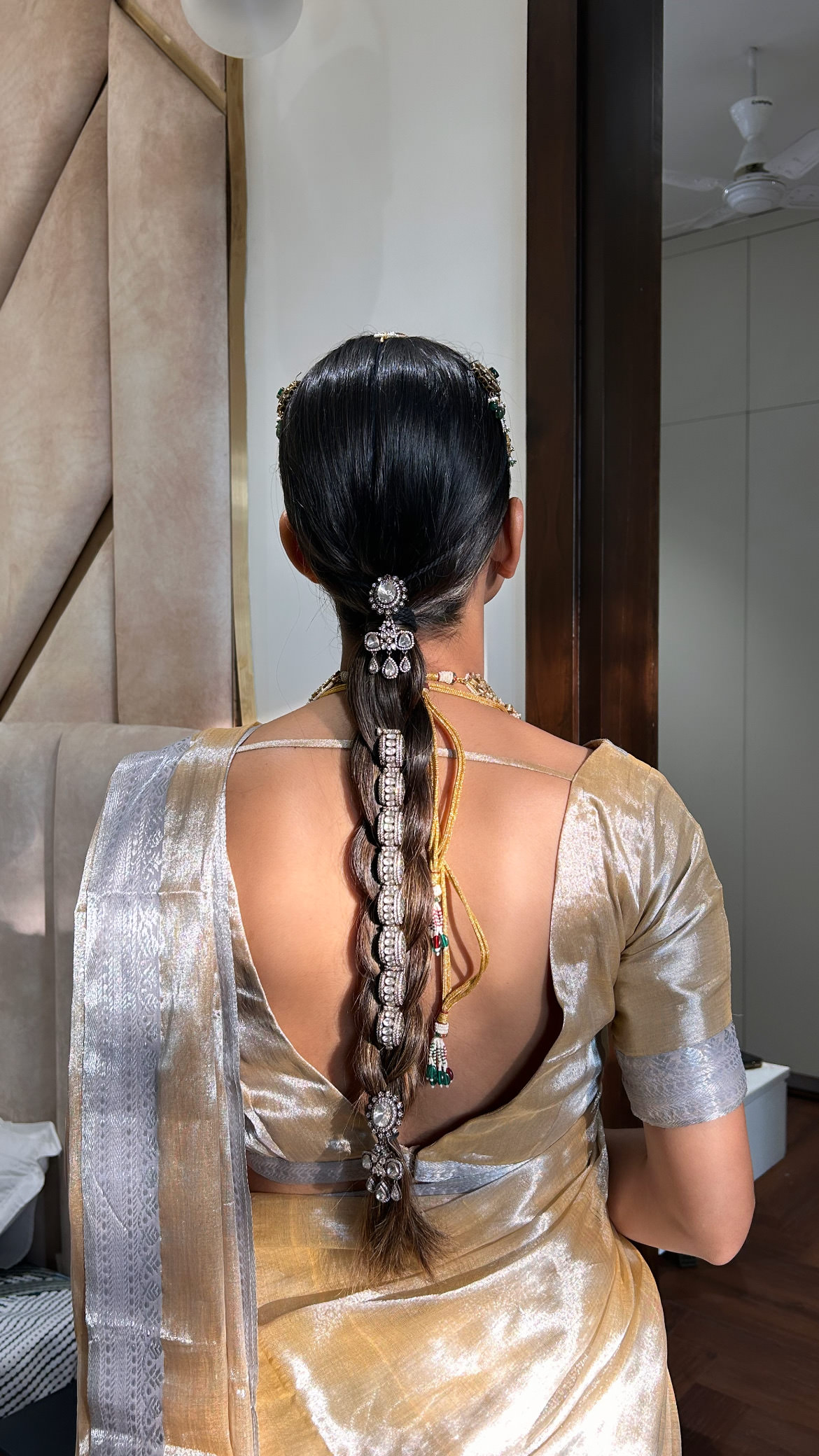 Ruchi Jaiswal Professional Bridal Hairstylist - Elegant Bridal Hairstyle Style 0876
