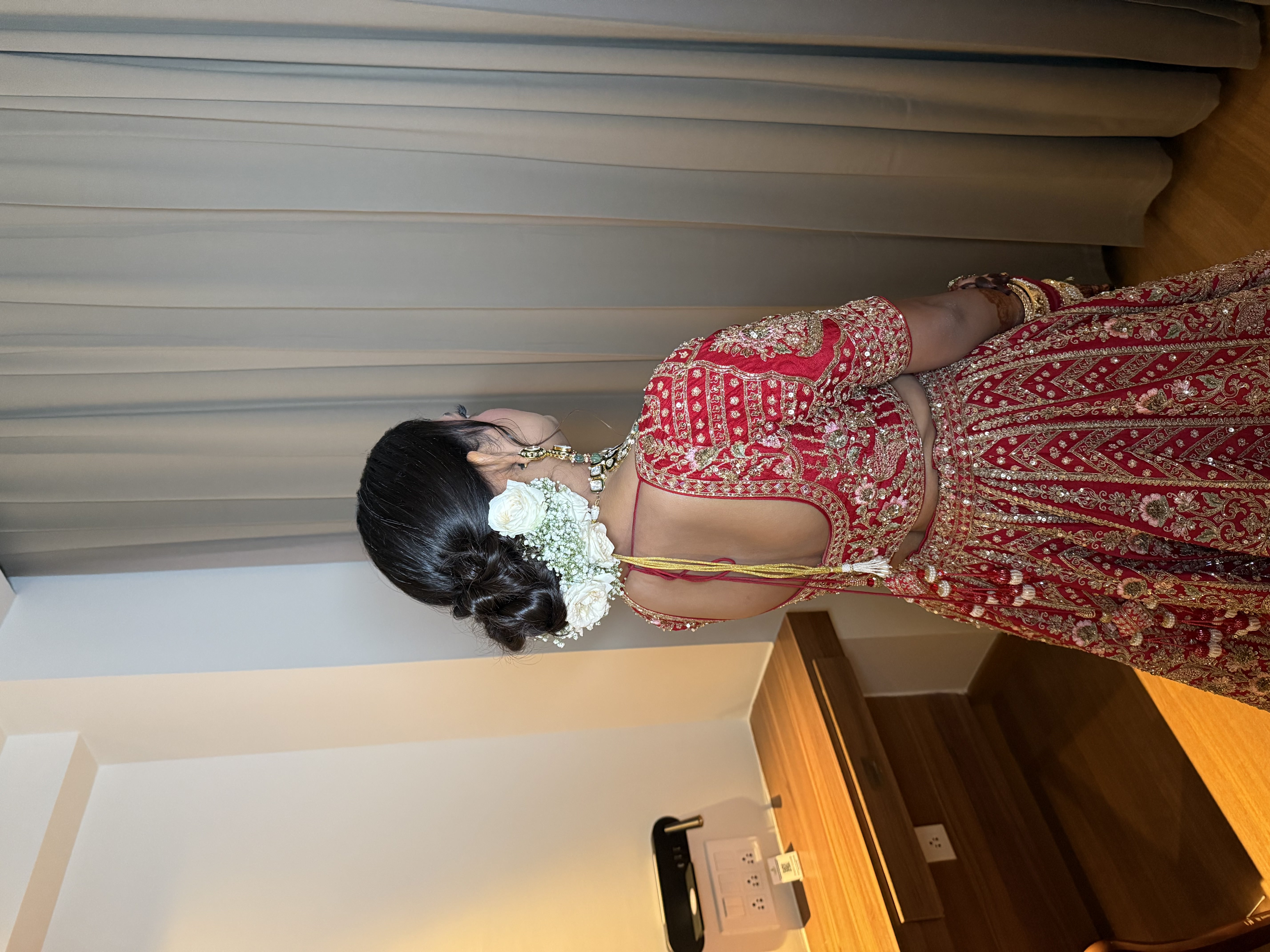 Ruchi Jaiswal Professional Bridal Hairstylist - Elegant Bridal Hairstyle Style 1213