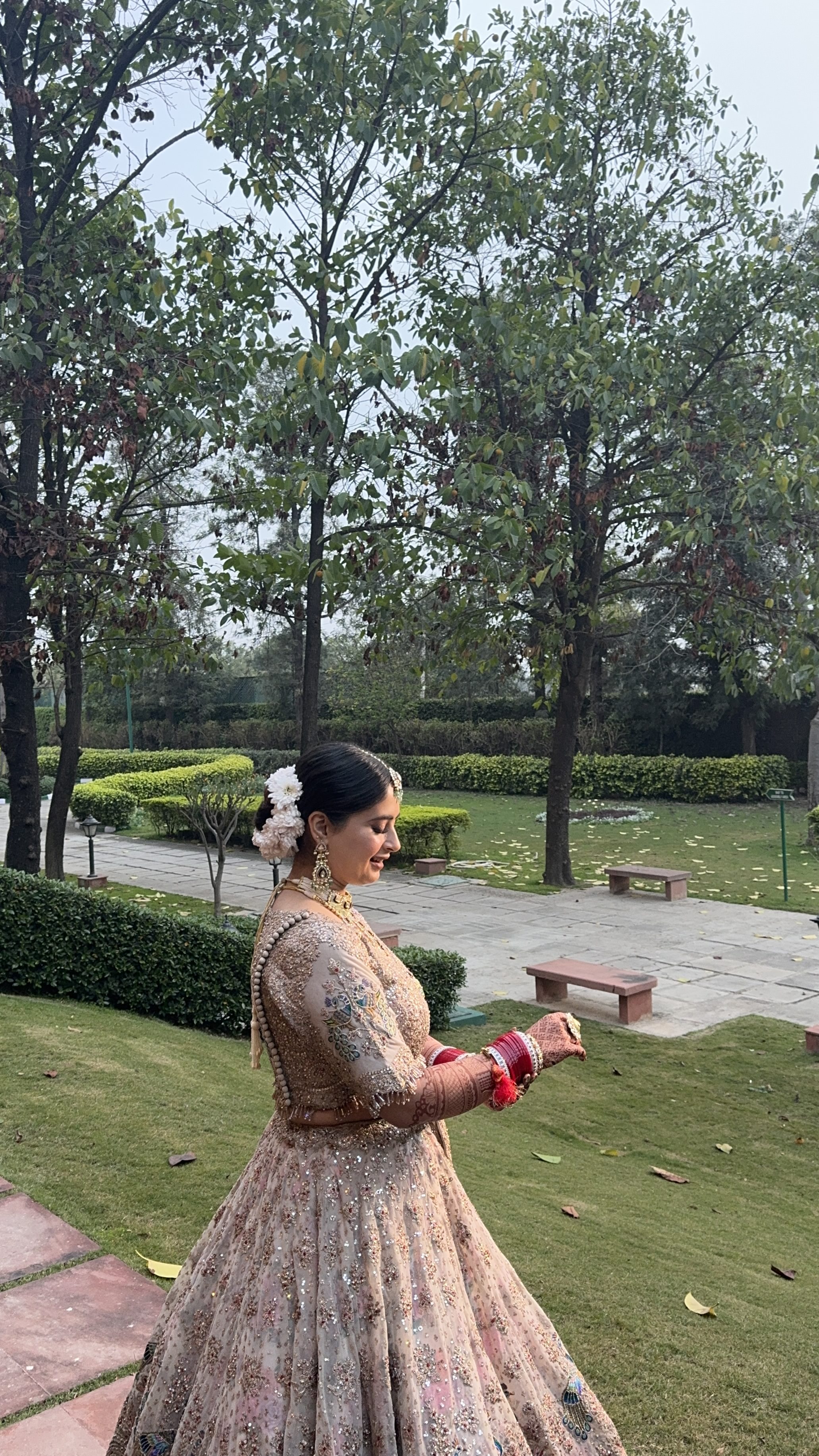 Ruchi Jaiswal Professional Bridal Hairstylist - Elegant Bridal Hairstyle Style 5623