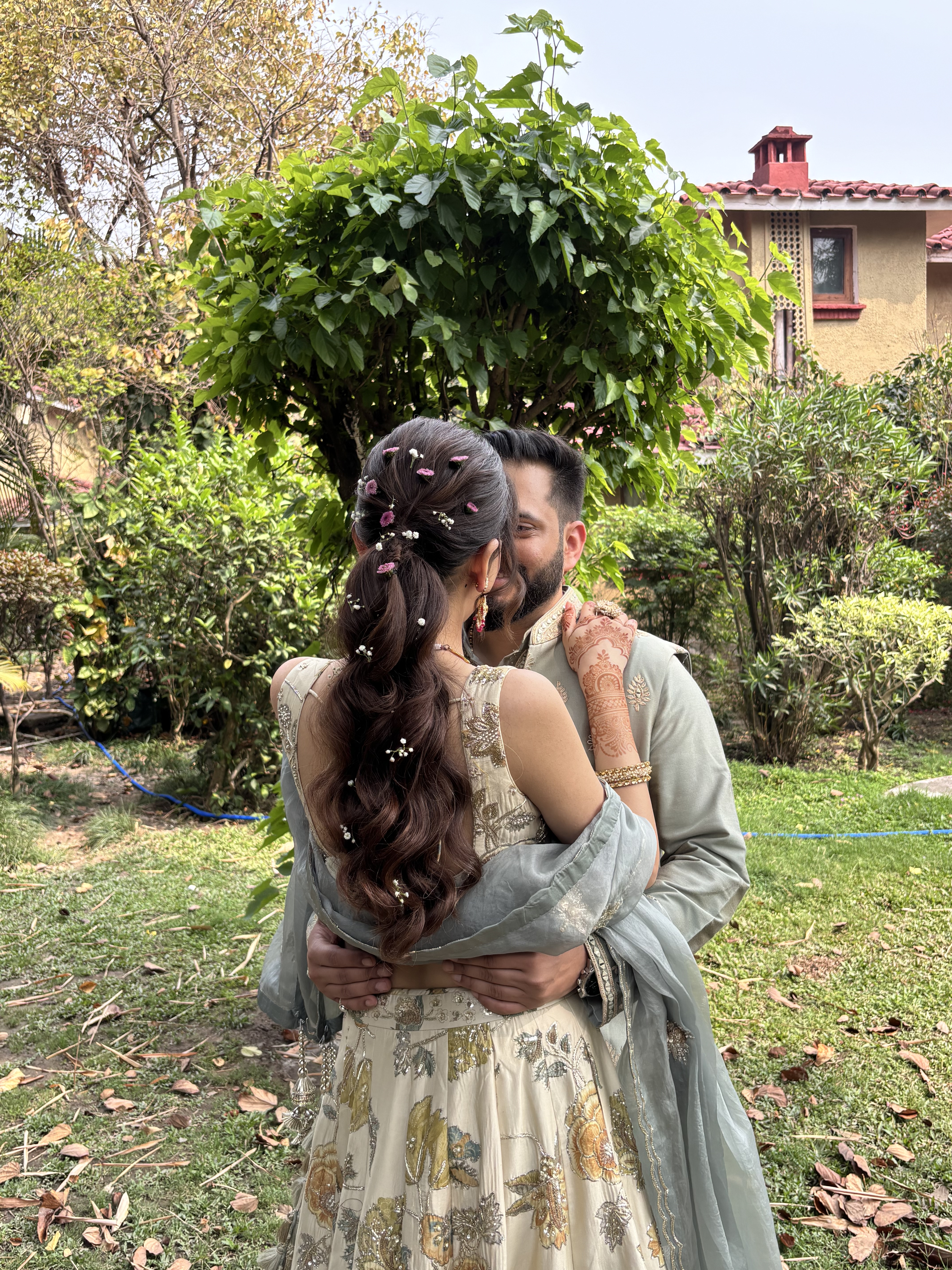 Ruchi Jaiswal bridal braid hairstyle - Featured Style img9627